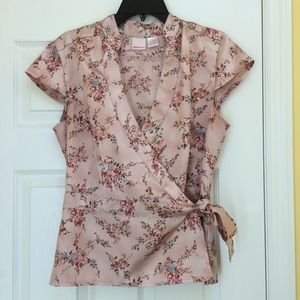 Kimono style wrap blouse